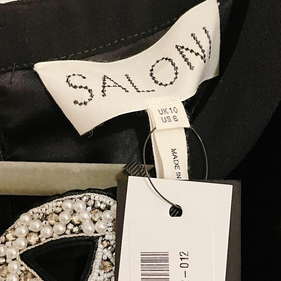 New Saloni Camille Bow Embellished Jumpsuit - Picture 13 of 13